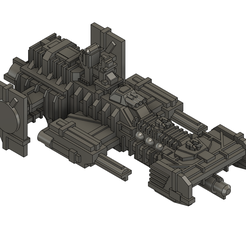 Nova.PNG Free STL file Space Marine Frigate 1・3D print object to download