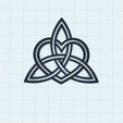 celtic-knot-heart-simple.png Celtic Heart, Triquetra, Love Knot, Trinity Knot Charm, Eternal Love Irish, Symbol of Love, pendant, keychain, talisman