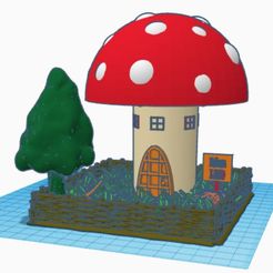 mushoom.jpg Télécharger le fichier STL Mushroom House High Detail • Objet pour impression 3D, ghost01573