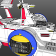 h.png SCV-70 White Base – Gundam RX-78 Support Carrier | Static 3D STL Model (SLA Resin print)