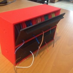 Free STL file Wire Spool Holder Box / Dispenser 📦・3D printer model to  download・Cults