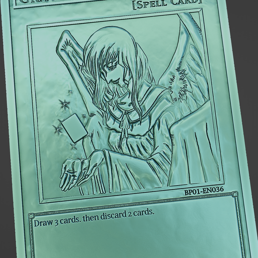 graceful charity - yugioh STL File for Cults