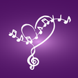 изображение_2022-05-12_161908473.png Decorative mural, wall decoration, "notes, heart and treble clef"