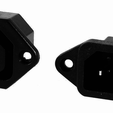 bc8ca71c-ff6b-4907-bd90-6a55b95e4004.png IEC14 panel connector mount for Meanwell PSU