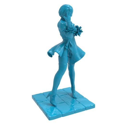 2b blue dress Genshin Impact Furina Impression Sitting Plush Doll main image 1