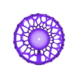 lampada fungo voronoi.stl Lampada a forma di fungo Voronoi