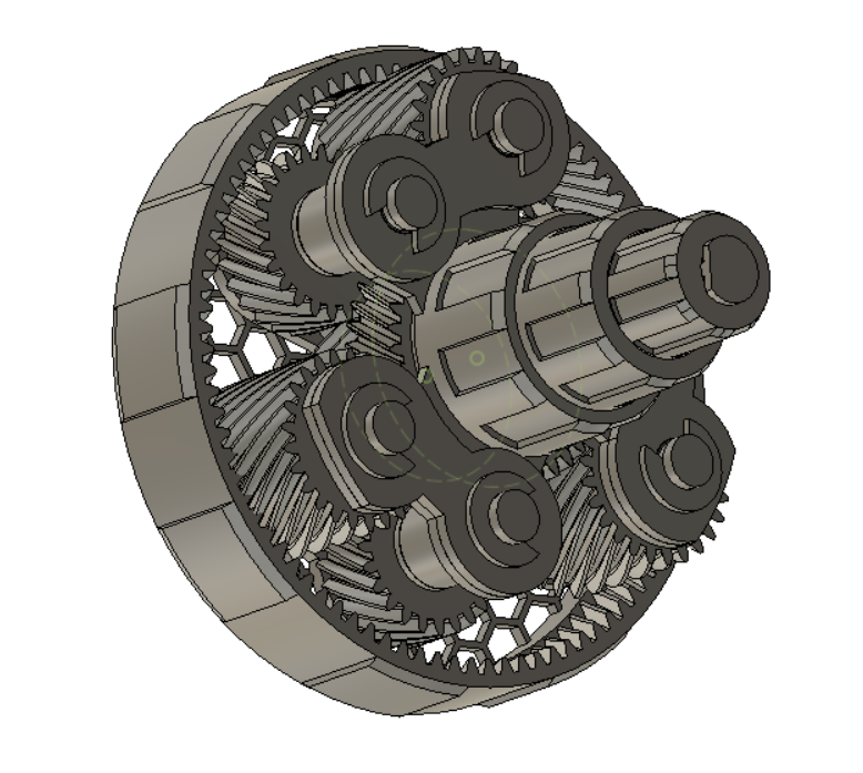 3D file Ravigneaux - double planetary gearset - Automatic transmission ...