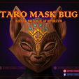 Kena_Bridge_of_Spirits_Taro_mask_bug_3d_print_model_01.jpg Kena Bridge of Spirits Taro Mask Bug for Cosplay Halloween Costume