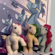 stand_group.png G1 My Little Pony Replacement Rearing Stand STL Assortment, Truly, Magic Star, Skippity Doo 3D Print