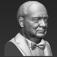 10.jpg Winston Churchill bust ready for full color 3D printing