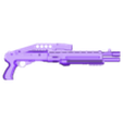 Franchi SPAS-12  shotgun.obj OBJ file Franchi SPAS-12 shotgun・Template to download and 3D print