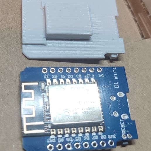 🔌 ESP 32 D1 Mini・Free 3D File for ・Cults