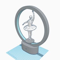 ballerina2.jpg Download STL file DANCER LAMP • 3D printable design, Emymaker