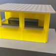 3D PRINTED BURGER HUT.jpg 1:32 scale burger hut