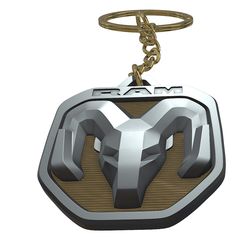 5.jpg STL file Ram keychain 3d printed・3D printer design to download