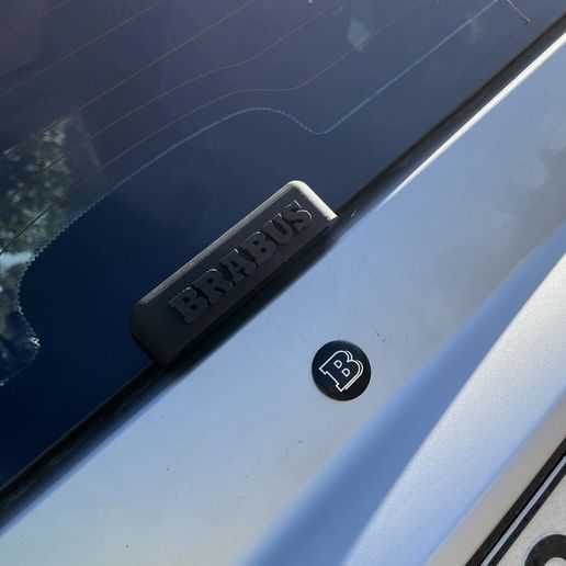 received_691804775901924.jpeg Smart ForTwo 450/451 rear window handle with Brabus logo