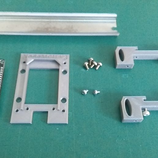 IMG_20200403_145458.jpg 35mm Din Rail Clip for ESP8266 NodeMCU V3 card