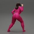 Girl-0004.jpg Beautiful Strong Assertive Woman Fantasy Style 3D Print Model