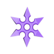 6 Star-1.stl 6 pointed Star Version 1