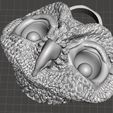 25.jpg STL-Datei Barn owl bird- jewellery, pendant, necklace, earring・3D-druckbare Vorlage zum herunterladen