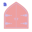 STL00914-1.png Fairy Princess Castle Door
