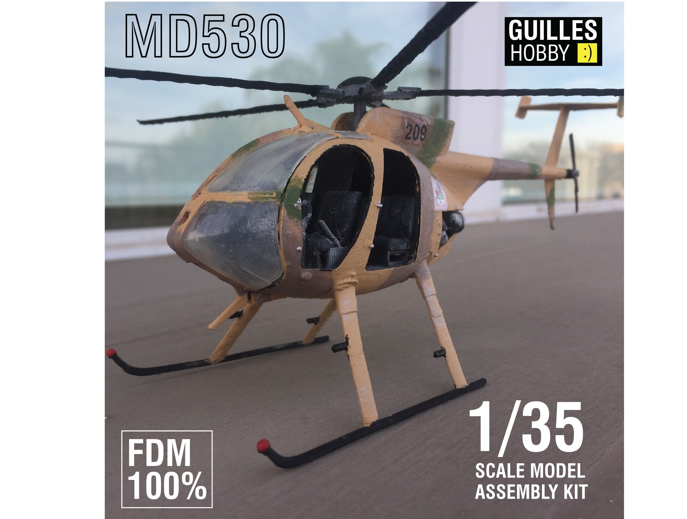 portada2.jpg STL file MD530 HELI 1:35 SCALE MODEL・Model to download and 3D print, SiScaleModels