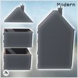 3.jpg Multi-story house with damaged chimney and shutters (42) - Modern WW2 WW1 World War Diaroma Wargaming RPG Mini Hobby