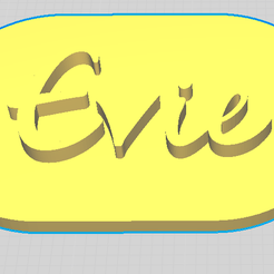 Evie-Keyring.png STL-Datei Evie Schlüsselanhänger・Design für den 3D-Druck zum Herunterladen