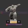 Thing_Statue_006.jpg Marvel Thing Fantastic Four - Statue 3D Printable STL File