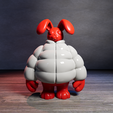conejo2.png RUBY - ATMOS Art Toy | Kaninchen Kaninchen Streetwear Skulptur | 3D Printable Model