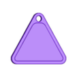 Keyrings - Triangle v6.stl Custom Keychain Template- Set of 9 - Make Your Own!