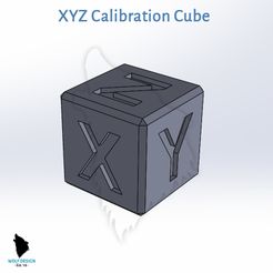 WD Calibration Cube 1.jpg Télécharger fichier STL gratuit Cube de calibrage WD XYZ • Design pour imprimante 3D, _wolfdesign_