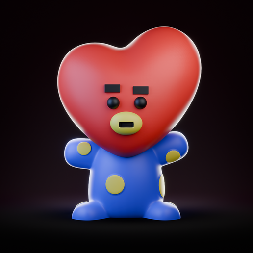 BTS BT21 v tata kpop figurine