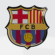 4.png FC Barcelona 3D Logo 3D model