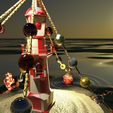 render boya navidad_recover_recover-Temp0011.jpg Christmas scene - Christmas scene -Lighthous,Buoy, 3DBenchy