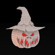 Pumpkin02_Wire_1920x1080_0015.png Halloween Pumpkin Low-poly 3D model