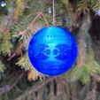 BALLZ-Snow-3.jpg Christmas ball "Snow ornament