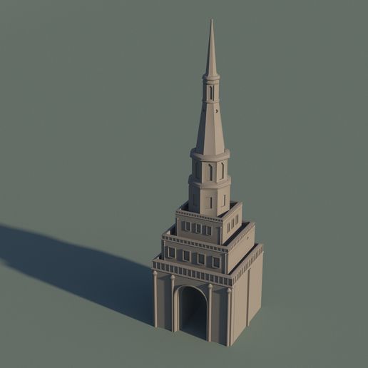 Suyumbike Tower Kazan 3D Printable Model | Architectural Landmark