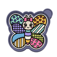 1495.png freshie Quilt Patchwork Butterfly STL Mold Housing for Silicone & Resin
