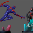 16.png Файл 3D ЧЕЛОВЕК-ПАУК ПО ТУ СТОРОНУ ПАУТИНЫ МИЛЕС МОРАЛЕС МИГЕЛЬ 2099 УПАКОВКА 3D ПЕЧАТЬ・3D-печатная модель для загрузки