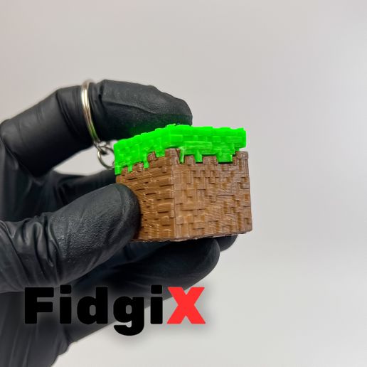👌 Minecraft Block Switch Fidget・ 3D File for 3D printing・Cults