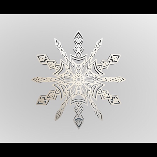 Snowflake 3D model