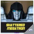 ss MEGATRON Cabeça de Megatron estilhaçada