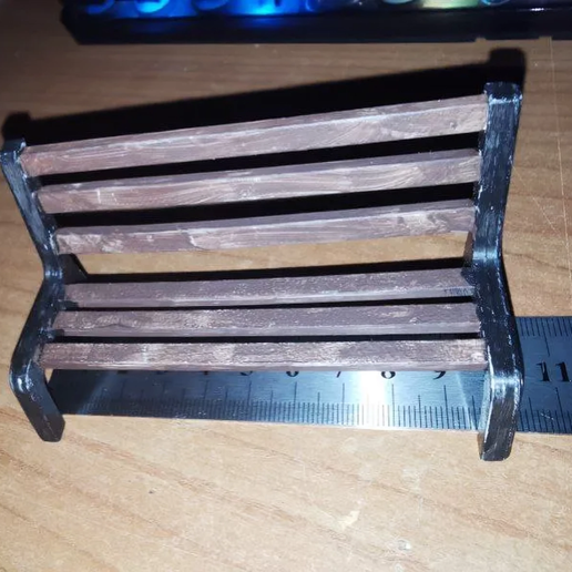 Bench for Diorama