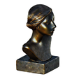 model-5.png Woman portrait modern art sculpture bronze bust
