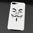 V de Vendetta 2.png CASE IPHONE 7/8 - 7/8 PLUS - X/XS V for Vendetta