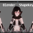 5.png Dark Assassin Girl - Realistic Female Character - Blender Eevee