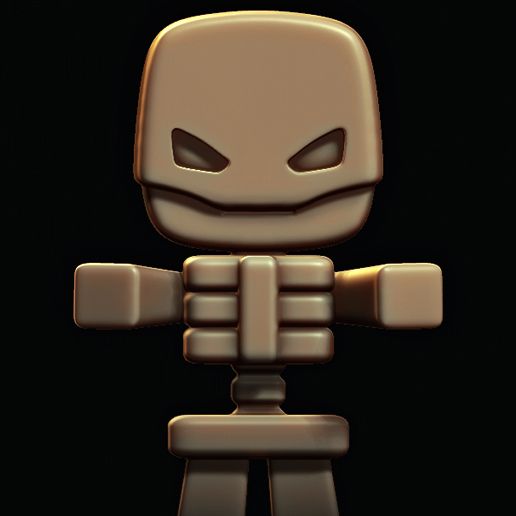 Minecraft Skeleton Fan Art 3D model