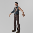 Renders0016.png Ash Williams Evil Dead Lowpoly RIgged