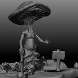 8.jpg Mycelium - Mushroom and rabbit sculpture.